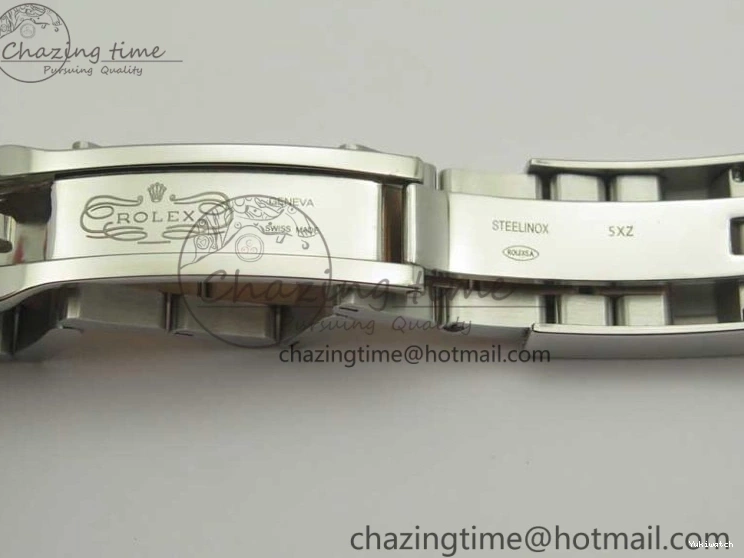 VRF Dial A2836 116621 Bracelet on RG Best Edition Yacht-Master SS 1:1 SS Black 0811
